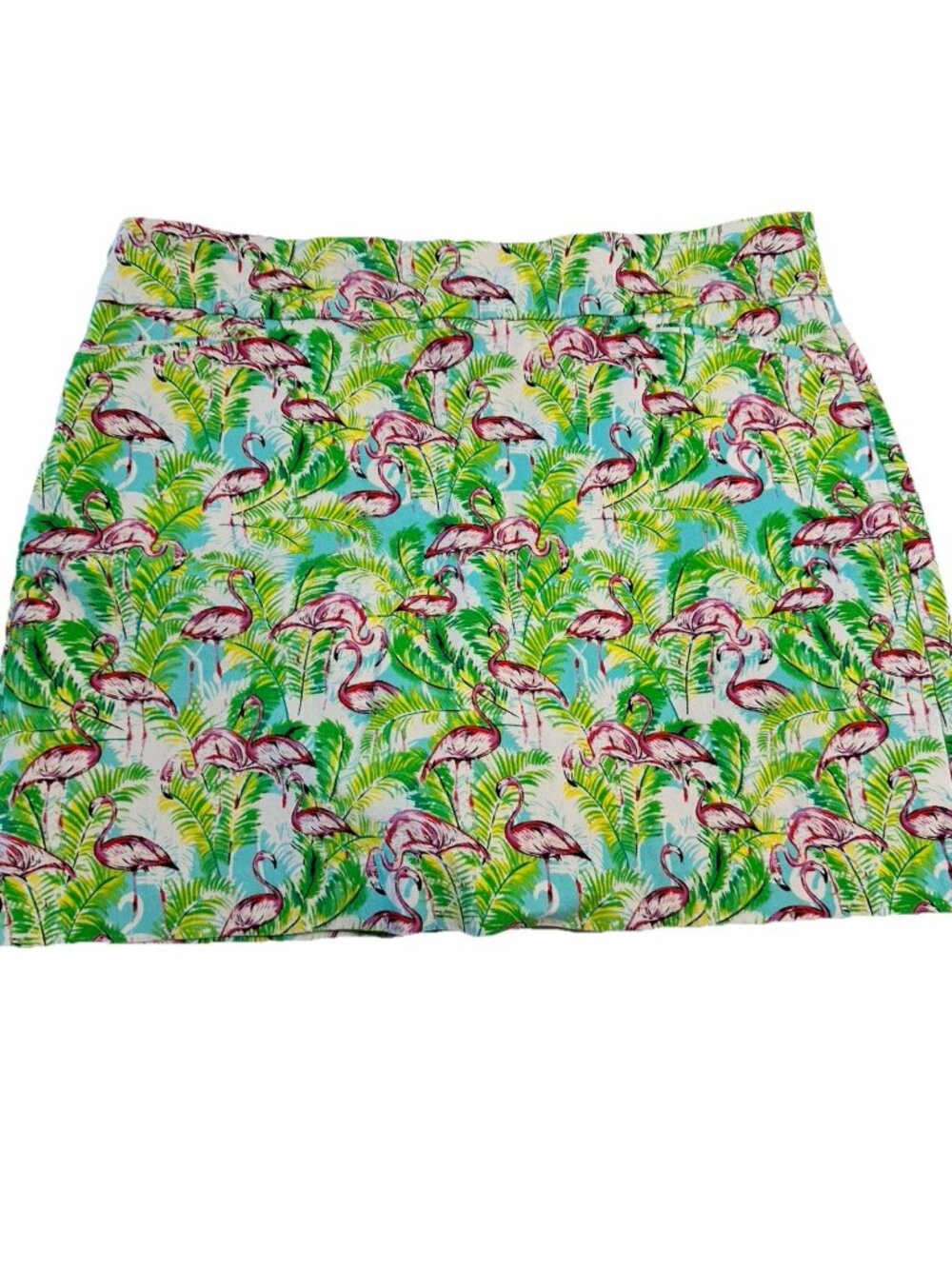 attyre Ladies sz 16 Tennis Golf Pickleball skort stretch Pull On Flamingo